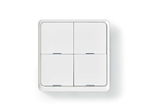 Nedis SmartLife - Smartsvitsj - vegg - trådløs - ZigBee 3.0 - 2.4 - 2.483 GHz - hvit