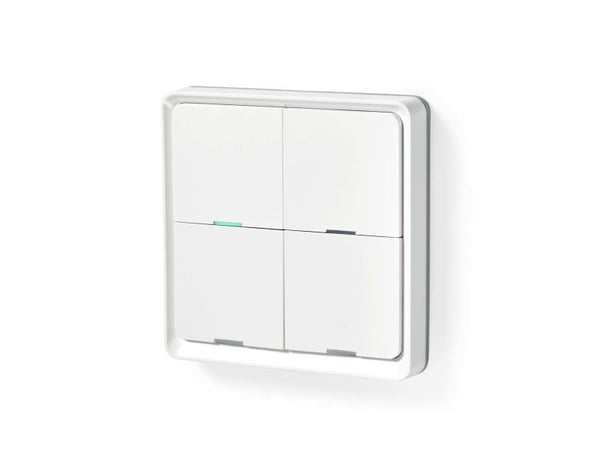 Nedis SmartLife - Smartsvitsj - vegg - trådløs - ZigBee 3.0 - 2.4 - 2.483 GHz - hvit