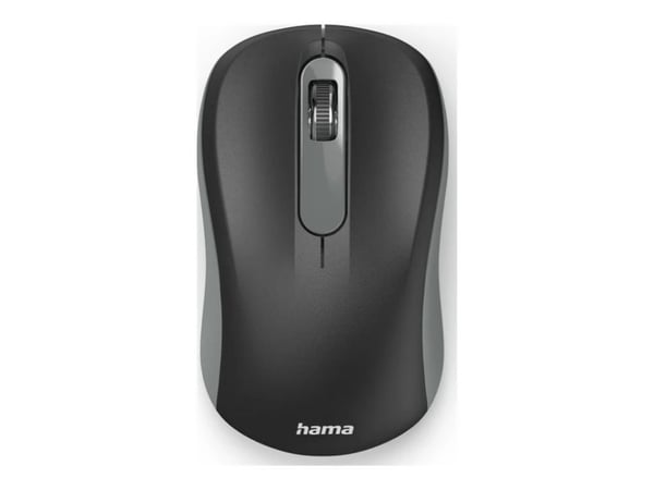 Hama AMW-200 - Mus - anthracite / black - höger- och vänsterhänta - optisk - 3 knappar - trådlös - 2.4 GHz - trådlös USB-mottagare - gråsvart