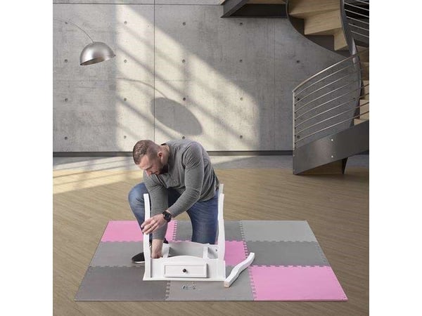 One Fitness beskyttelsesmåtte MP10 180 x 180 x 1 cm flerfarget