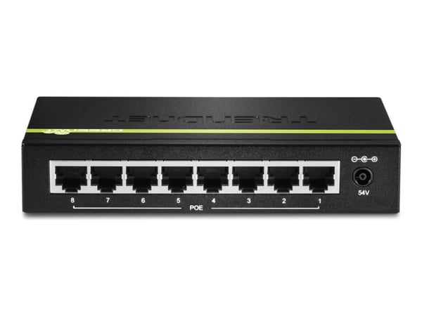 TRENDnet TPE TG80G GREENnet PoE+ Switch - Switch - 8 x 10/100/1000 (PoE+) - stasjonær - PoE+ - TAA-samsvar