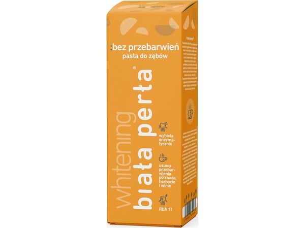 BIAŁA PEARŁA_Whitening whitening tannkrem uten misfarging Gurkemeie 75ml
