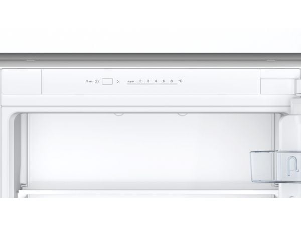 Bosch Serie | 2 KIV87NSE0 - Kjøleskap/fryser - bunnfryser - innebygd - fordypning - bredde: 56 cm - dybde: 55 cm - høyde: 177.5 cm - 270 liter - Kl...