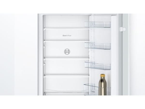 Bosch Serie | 2 KIV87NSE0 - Kjøleskap/fryser - bunnfryser - innebygd - fordypning - bredde: 56 cm - dybde: 55 cm - høyde: 177.5 cm - 270 liter - Kl...