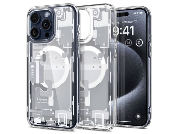 Spigen ACS07036, Etui, Apple, iPhone 15 Pro, 15,5 cm (6.12"), Hvit