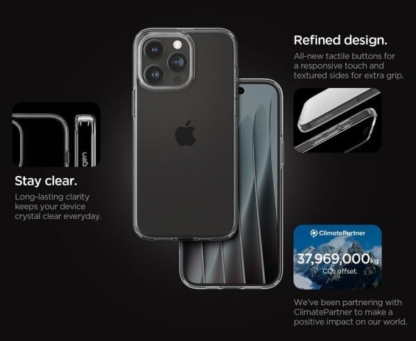 Spigen Liquid Crystal, Etui, Apple, iPhone 15 Pro, 15,5 cm (6.1"), Flerfarget