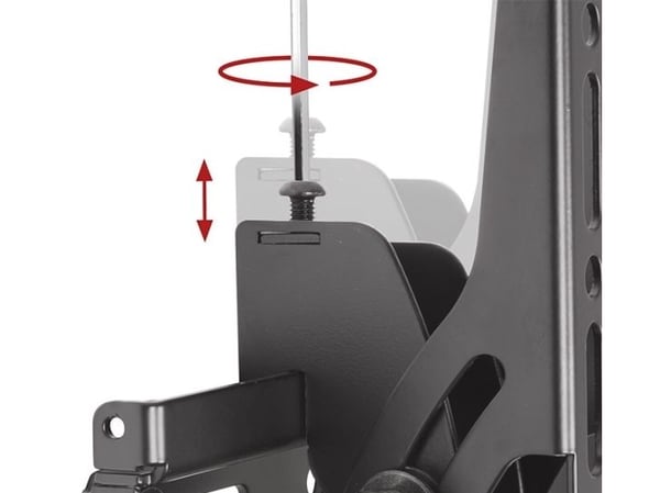 B-TECH BT8431 - Monteringssett (tippeveggmontering) - for flatpanel - svart - skjermstørrelse: 22"-50" - veggmonterbar