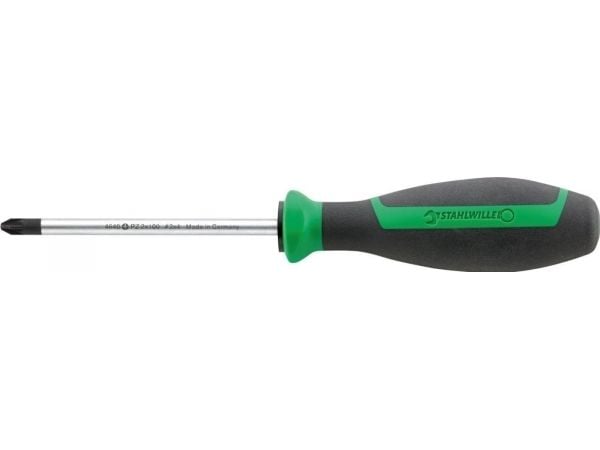 STAHLWILLE 4640 PZ 2 TORQ-SET, 21,5 cm, 89 g, Sort, Grønn, Kromfarget