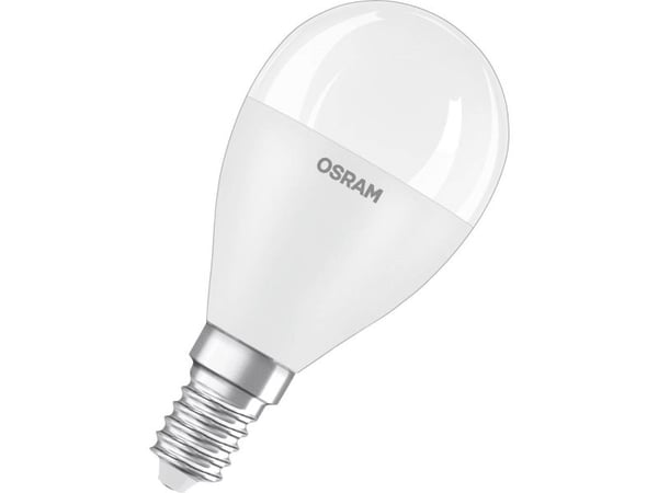 OSRAM HOMELIGHTING LED (RGB) E14 dråpe 7,5 W = 60 W varmhvitt