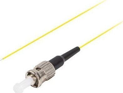Lanberg - Pigtail - ST/UPC enkelläge (hane) - 2 m - 0.9 mm - fiberoptisk - 9 / 125 mikrometer - 0 - 20 db - halogenfri, enkel skalning - gul