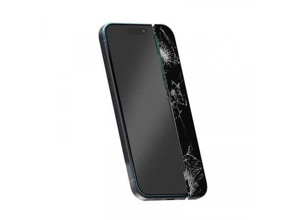 Crong Crong 7D Nano Flexible Glass - murtumaton 9H-hybridilasi koko iPhone 14 Pro -näytön alueella