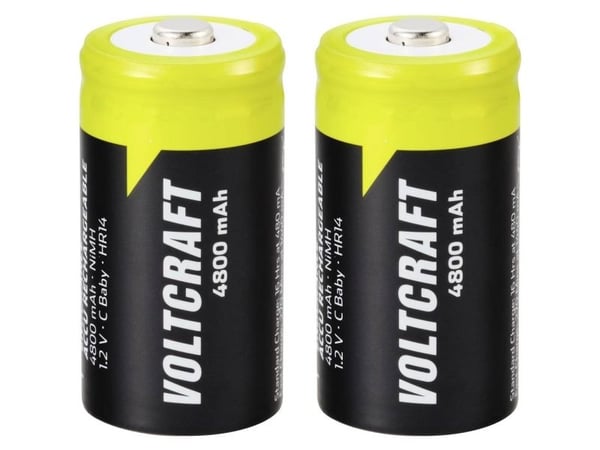 C-batterier R14 VOLTCRAFT Endurance NiMH 1,2 V 4800 mAh 2 stk