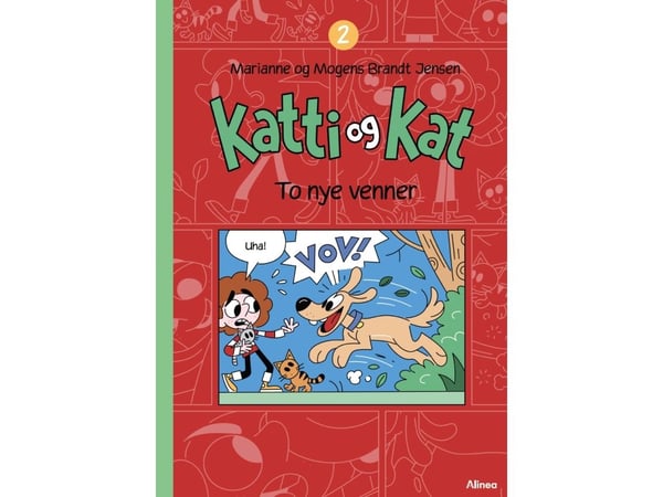 Katti og Kat 2 - To nye venner, Grønn lesegruppe | Marianne Brandt Jensen; Mogens Brandt Jensen | Språk: Dansk