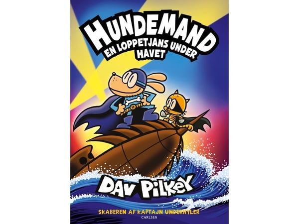 Hundeman (11) - Ett lopp i havet | Dav Pilkey | Språk: Danska