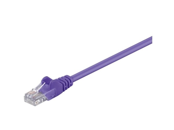 Goobay 5m Cat.6 U/UTP, 5 m, Cat6, RJ-45, RJ-45, Lilla
