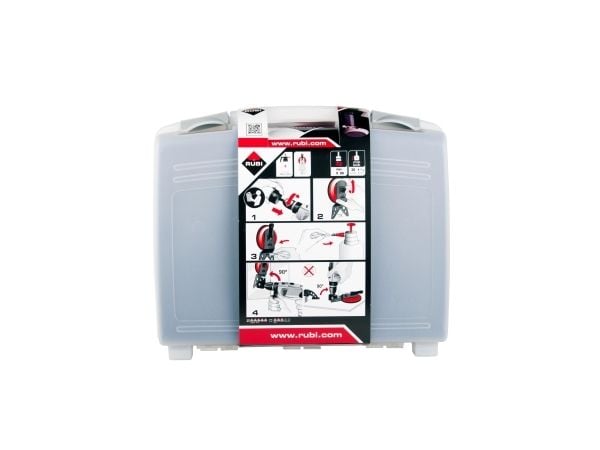 RUBI 50903, Drill, Drill bit set, Sort, Grå, Rød, Ø 3/4”, 1 1/8”, 1 3/8”, 1 3/4", 2” / 2 1/2” (Ø 20, 28, 35, 43, 50, 65 mm)