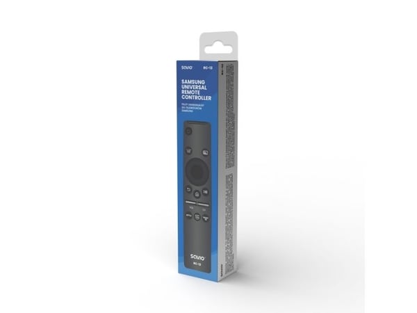 Savio RC-12 remote control IR Wireless TV Press buttons, TV, IR trådlös, Tryckknappar, Svart