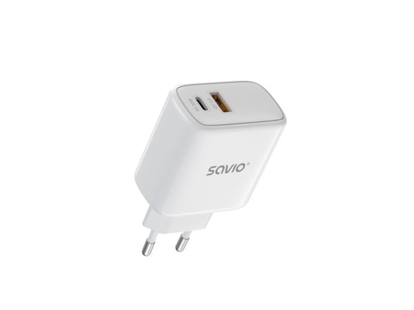 SAVIO LA-06 USB Type A &amp; Type C pikalataus Power Delivery 3.0 Sisätiloissa