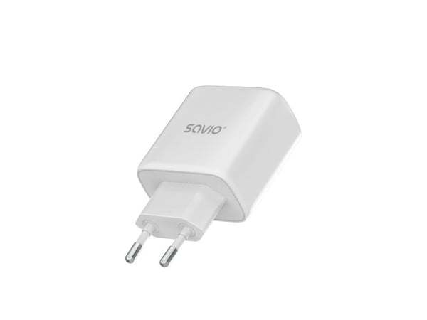 SAVIO LA-06 USB Type A &amp; Type C pikalataus Power Delivery 3.0 Sisätiloissa