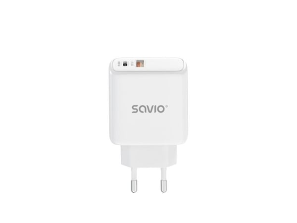 SAVIO LA-06 USB Type A &amp; Type C pikalataus Power Delivery 3.0 Sisätiloissa
