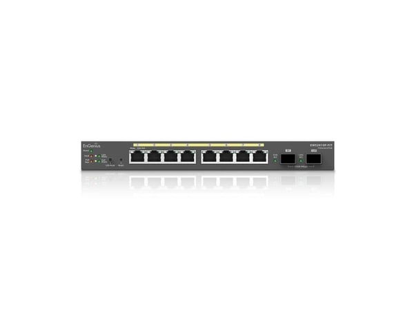 EnGenius Fit EWS2910P-FIT - Switch - L2+ - Styrt - 8 x 10/100/1000 (PoE) + 2 x SFP - stasjonær - PoE (55 W)