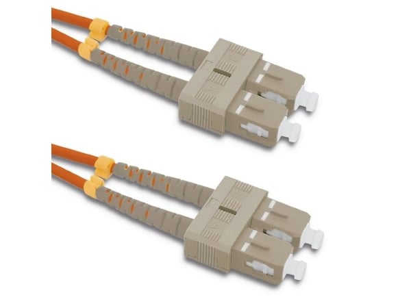 Qoltec - Koblingskabel - SC/UPC-multimodus (hann) til SC/UPC-multimodus (hann) - 3 m - fiberoptisk - dupleks - 50 / 125 mikroner - OM2 - halogenfri...