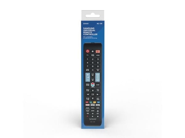 Savio RC-09 do TV Samsung - Smart TV, TV, IR Langaton, Painikkeiden painaminen, musta