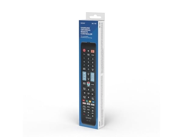 Savio RC-09 do TV Samsung - Smart TV, TV, IR Langaton, Painikkeiden painaminen, musta