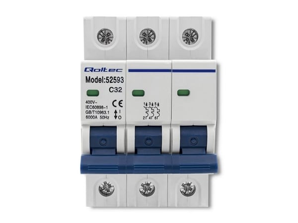 Qoltec C32, Dvärgbrytare, IP20