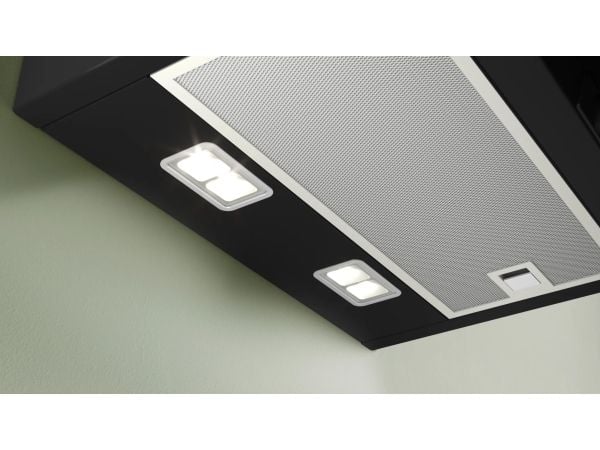 Bosch Serie | 4 DWK87FN60 - Panser - skorsteinvinklet - bredde: 79 cm - dybde: 43.3 cm - ekstraksjon og resirkulasjon (-) - svart