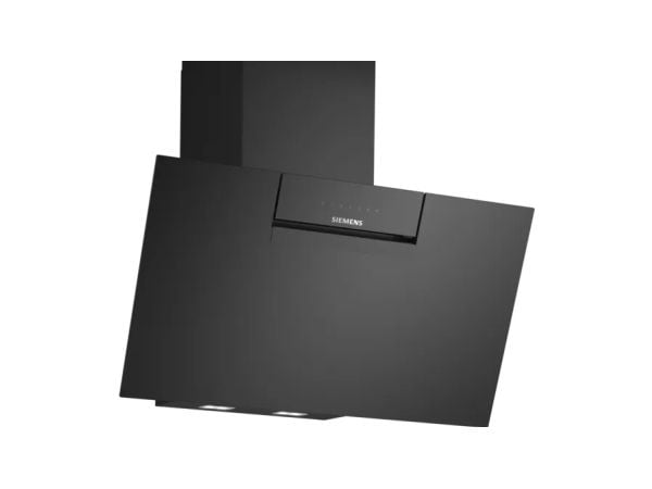 Siemens iQ300 LC87KFN60 - Panser - skorsteinvinklet - bredde: 79 cm - dybde: 43.3 cm - ekstraksjon og resirkulasjon (-) - svart