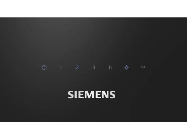 Siemens iQ300 LC87KFN60 - Panser - skorsteinvinklet - bredde: 79 cm - dybde: 43.3 cm - ekstraksjon og resirkulasjon (-) - svart