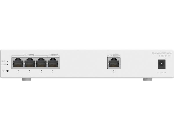 Huawei eKitEngine S380-L4T1T - Switch - Styrt - 4 x 10/100/1000 - rackmonterbar