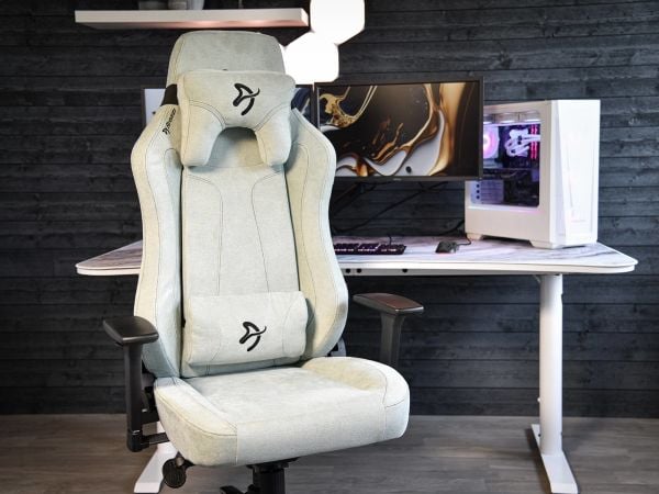 Arozzi Vernazza Soft Fabric - Gaming Chair - Pearl Green