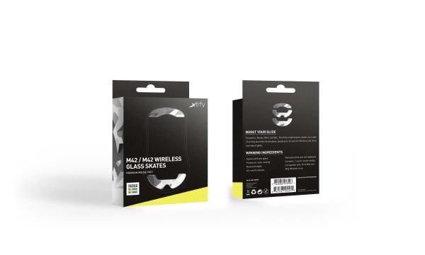 Xtrfy Glass Skøyter M42 - hiiren tassut, Litus White