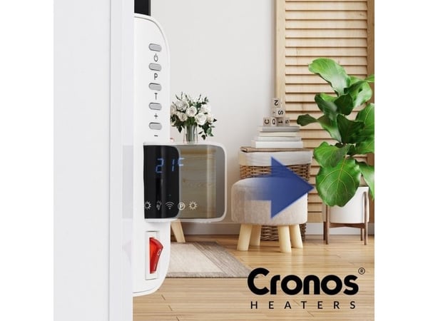 Elradiator Cronos panel värme IR CRONOS Synthelith PRO CRP-500TWP grå