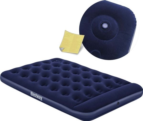 Bestway 67225 oppblåsbar madrass Dobbeltblå