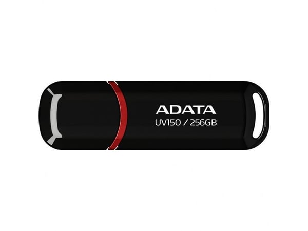 ADATA UV150 - USB flash-enhet - 256 GB - USB 3.2 Gen 1 - svart
