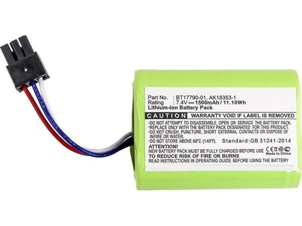 CoreParts MBXPOS-BA0046, Akku, Vihreä, 1 kpl
