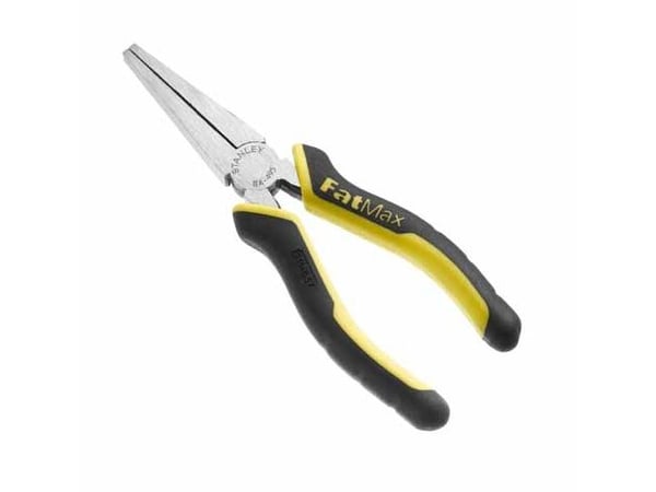 Stanley FATMAX 0-84-495, Flat nebbtang, Kromstål, Sort, Gult, 160 mm, 166 g