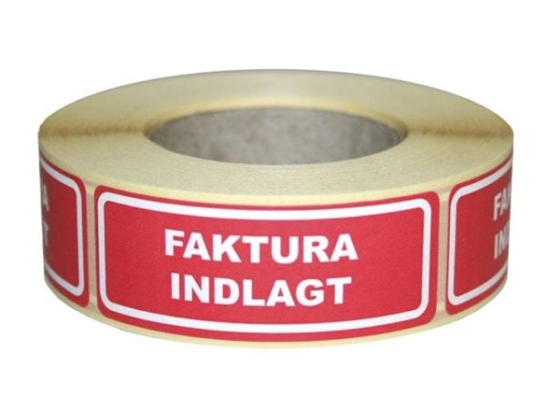 Tarrat, joissa teksti: lasku, kuoret30x100mm 0,15kg (1kpl)