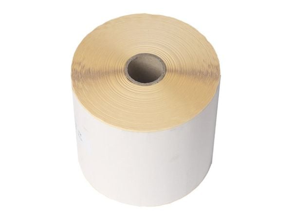 Vrige Termoetiket trykt hvit ECO* 100x150mm 450stk/rul ø25mm m. perf. hvit 1x1x1mm (450EA)