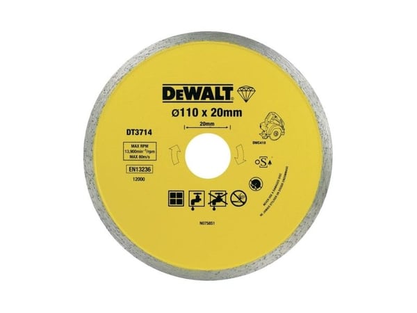 DEWALT DIAM.110mmx20mm skiva DT3714