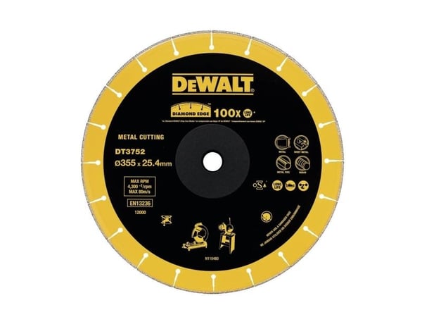 DEWALT DIAMOND EXTREME METALLIKOHDE 355 x 25.4mm
