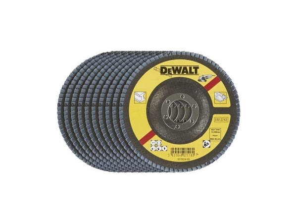 DeWALT DT3256-QZ, Hiomalaikka, metalli, harmaa, pyöreä, 11,5 cm, 10 kpl