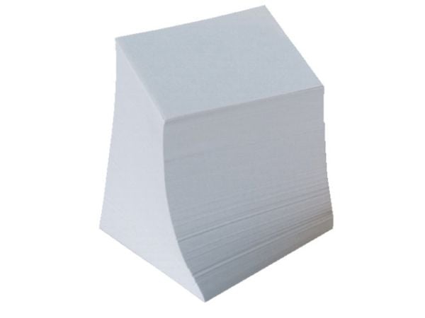 Kubusblok refill - limet med 700 ark/stk. 9x9x9 cm hvid