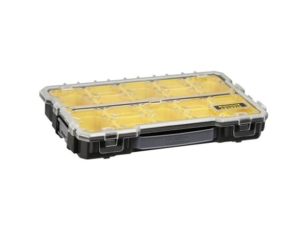 Stanley FMST1-75779, Eske for små deler, Polykarbonat (PC), Sort, Gult, 432 mm, 267 mm, 64 mm