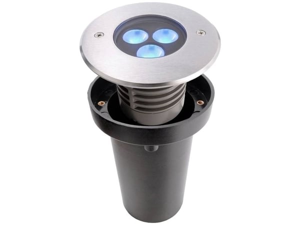 Deko Light III RGB gulvinnbyggingsbelysning LED (RGB) 7,40 W sølv 730276