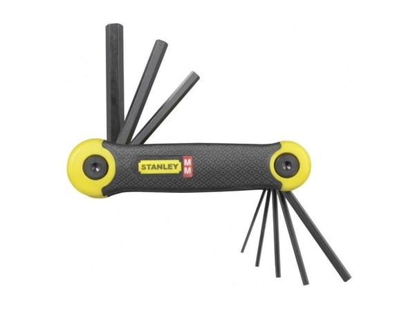 STANLEY Metric - Folding key set - 8 deler