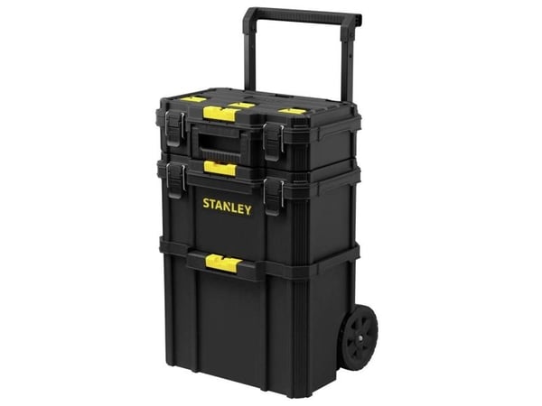Stanley STST83319-1, Tietokonelaukku pyörillä, Muovi, Musta, Keltainen
